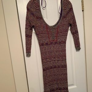 Plum scoop neck/back